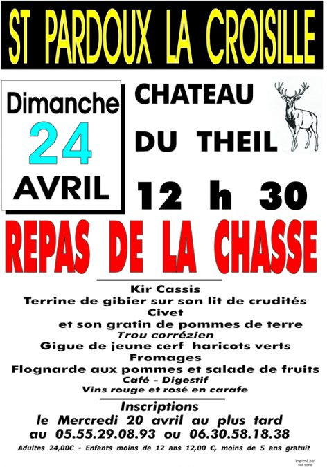 saint pardoux la croisille repas 2016