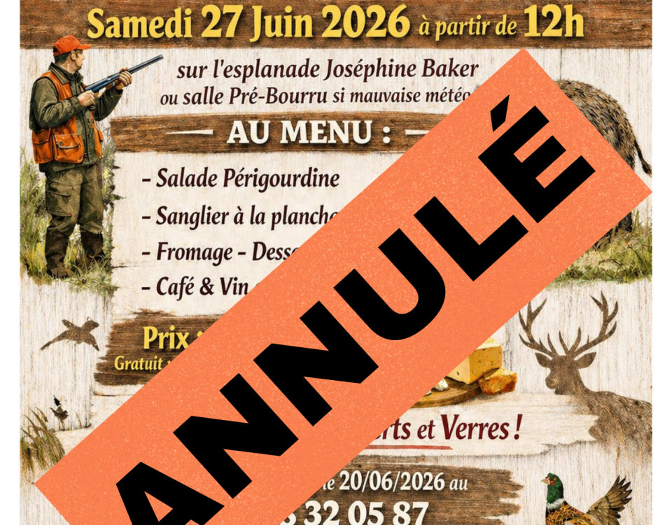 Repas de la chasse NAVES Annulé