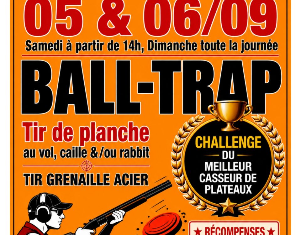 Affiche Ball Trap 05-06/09 Dampniat
